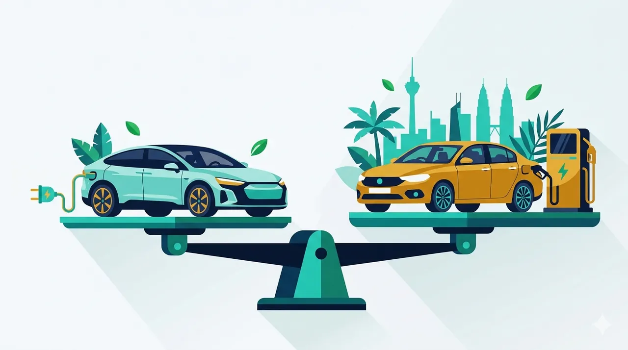 EV vs Kereta Petrol di Malaysia: Kos Sebenar 2026